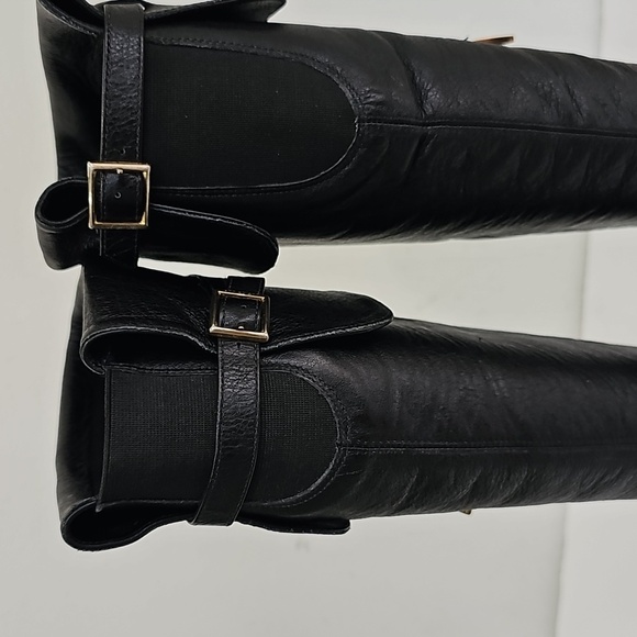 Luz Da Lua Black boots Knee High Size 5 - Picture 6 of 12